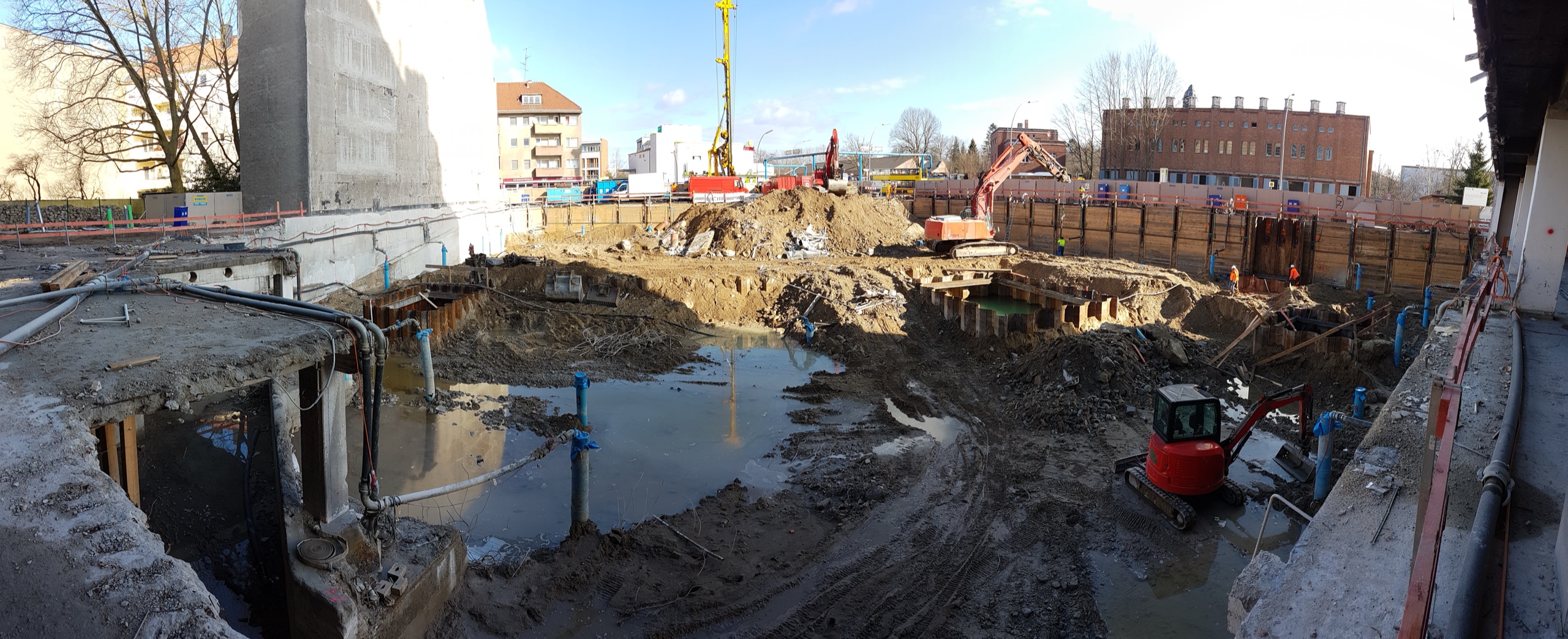 Baugrubenüberwachung mit Grundwasser Berlin