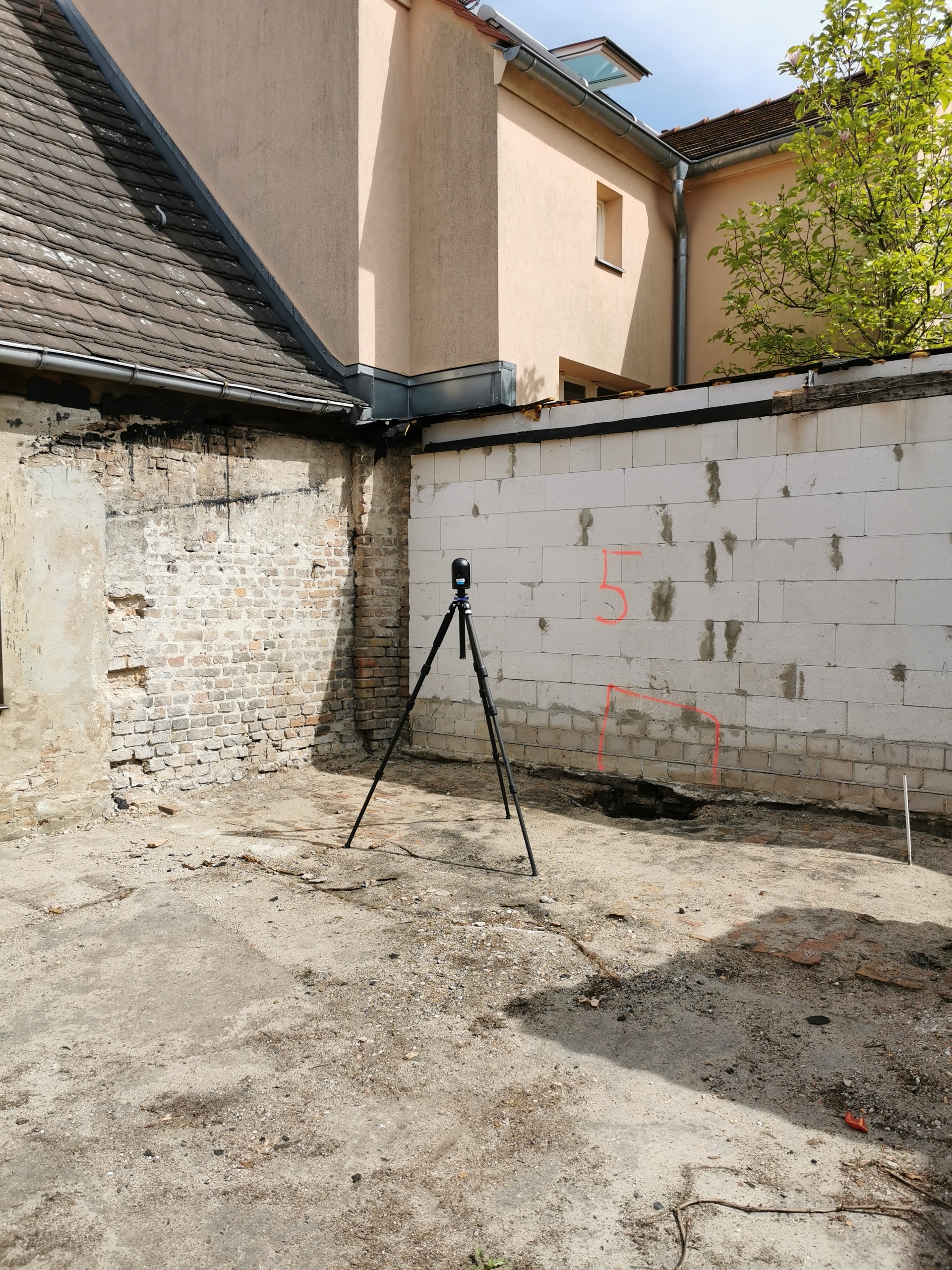Bodenpasspunkte — Vermessungs-Setup
